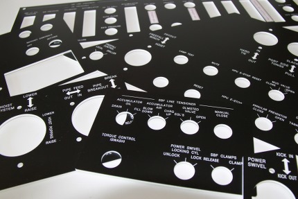 Control Panel Engraving