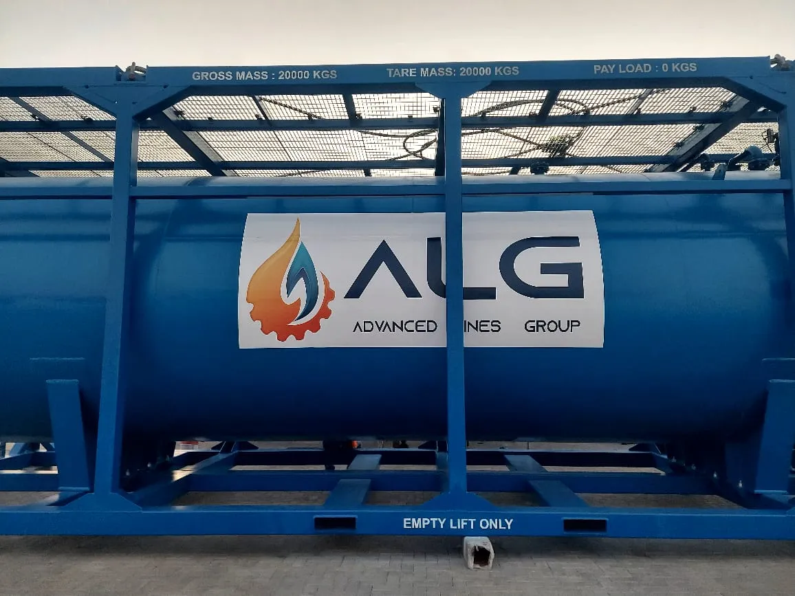 Industrial Tank Container Branding & Finishing